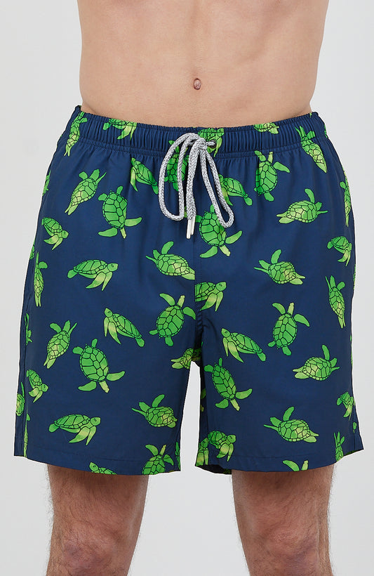 TURTLES OF THE SEA SWIM TRUNK